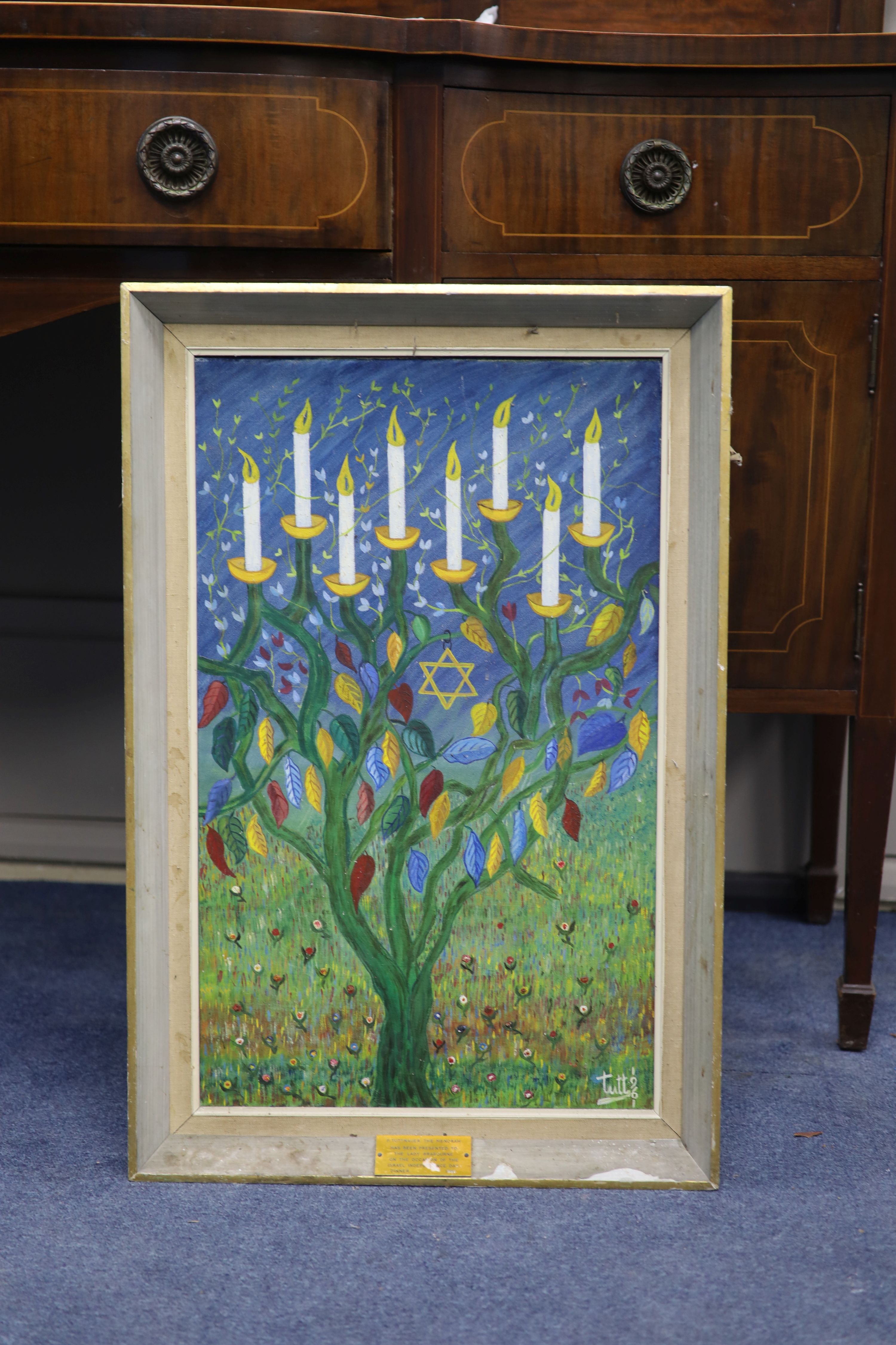 Phoebus Tuttnauer (1890-1965) Menorah